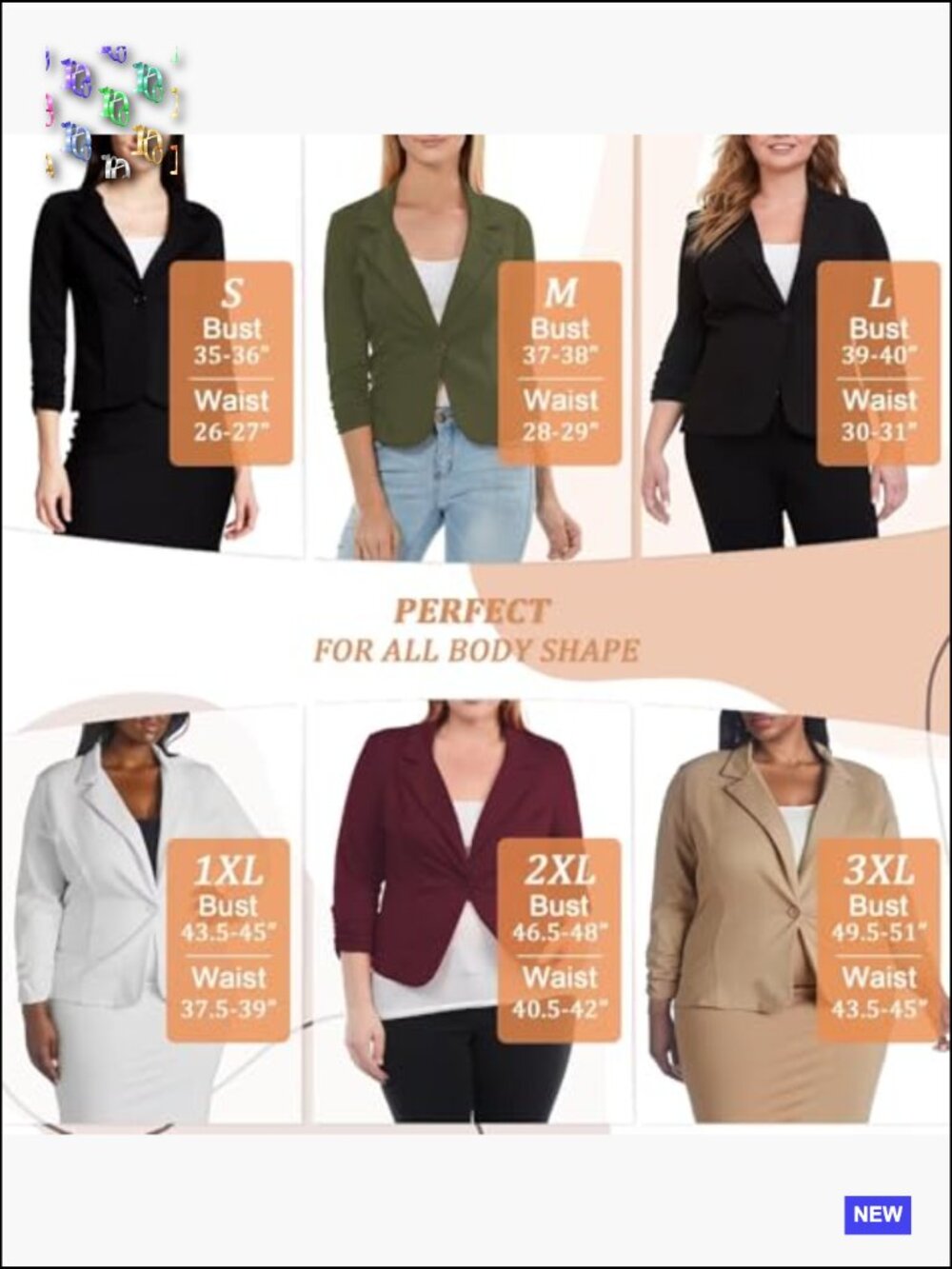 Lightweight Ponte Blazer Classic Work Office Stretch Cardigan Jacket Chic - Picture 7 of 7